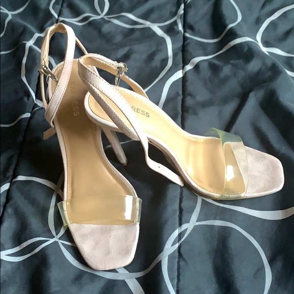 Express Mink heels! Size 7 - Picture 1 of 8